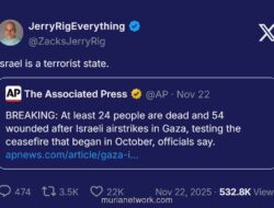 Gaza Berduka, 24 Nyawa Melayang dalam Serangan Udara Israel