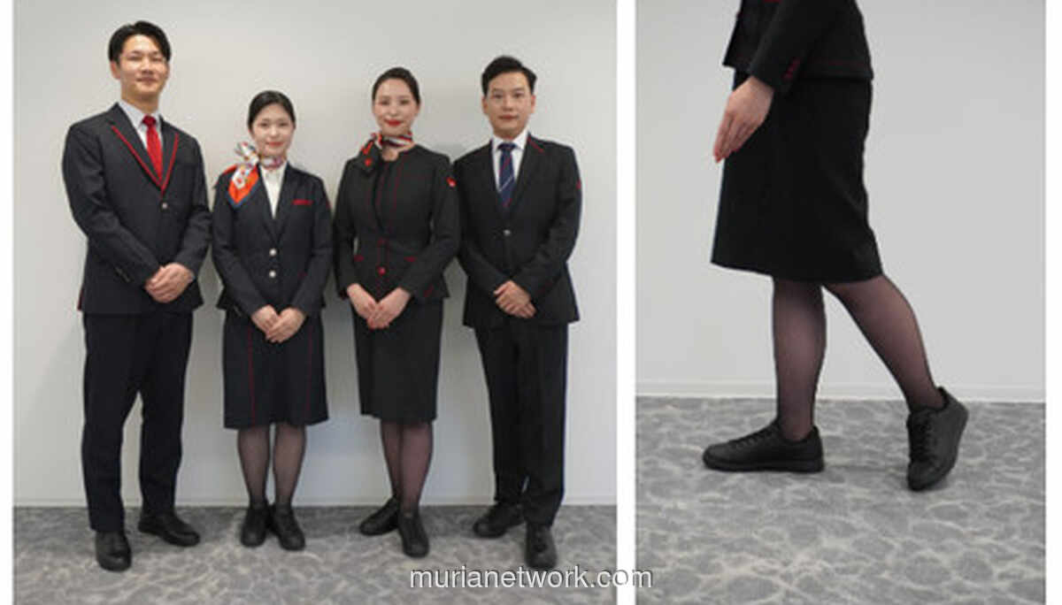 Japan Airlines Resmi Izinkan Pramugari Pakai Sneakers Mulai 2025