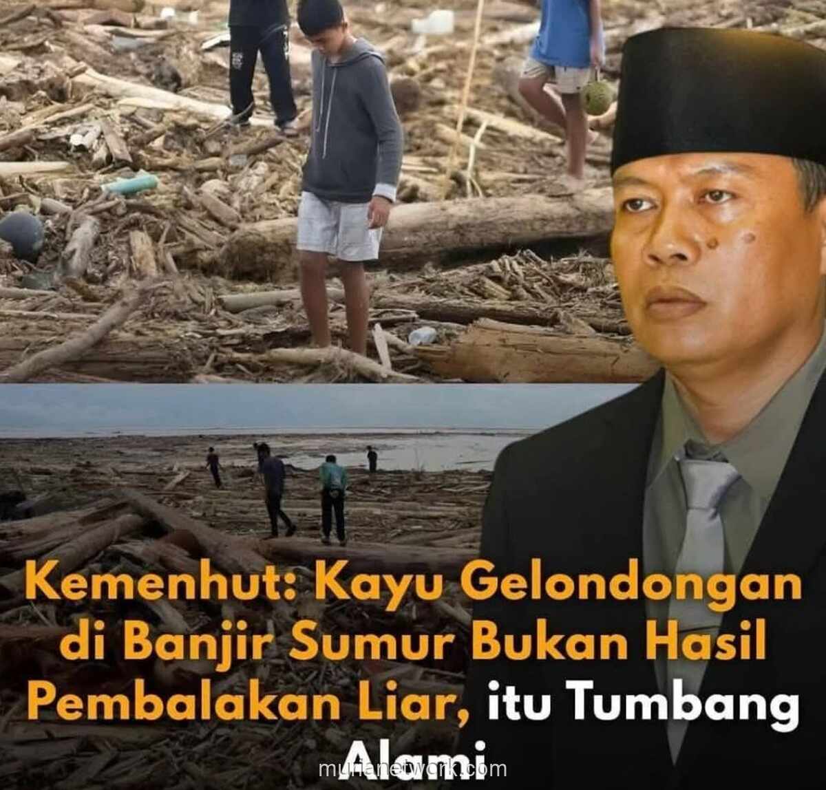 Kiai Wahab Sindir Pejabat: Gelondongan Banjir, Rakyat Dikira Bodoh?
