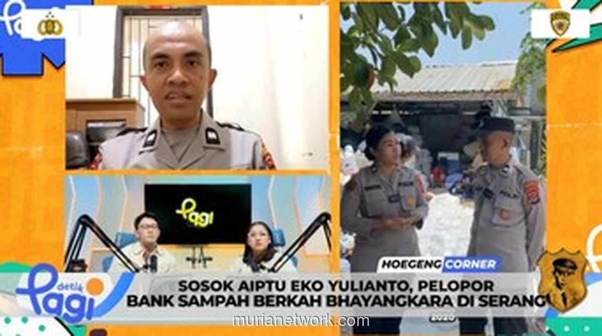 Polisi Serang Ubah Sampah Jadi Berkah Lewat Bank Sampah Bhayangkara