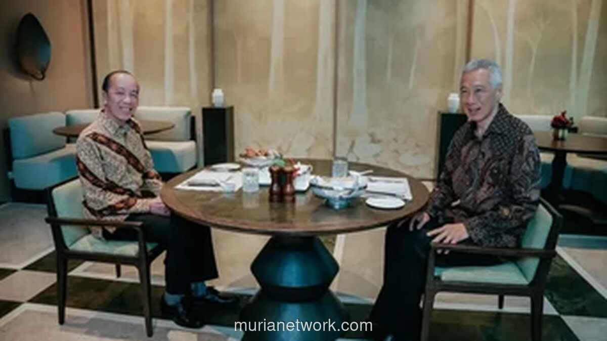 Jokowi dan Lee Hsien Loong Sapa Pagi di Singapura dengan Bincang Santai