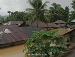 Banjir Setinggi Rumah Rendam Empat Desa di Mandailing Natal