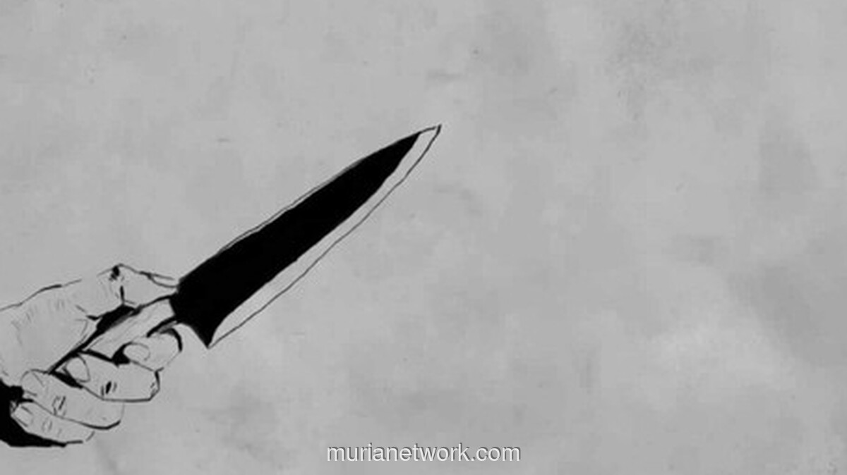 Nyaris Tabrak, Ricuh Berujung Tusukan di Tomohon