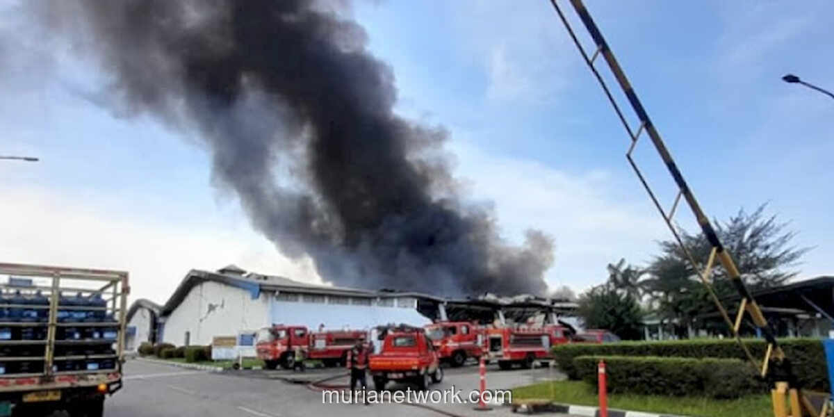 Pabrik Tekstil di Cikarang Ludes Terbakar di Tengah Operasi Malam