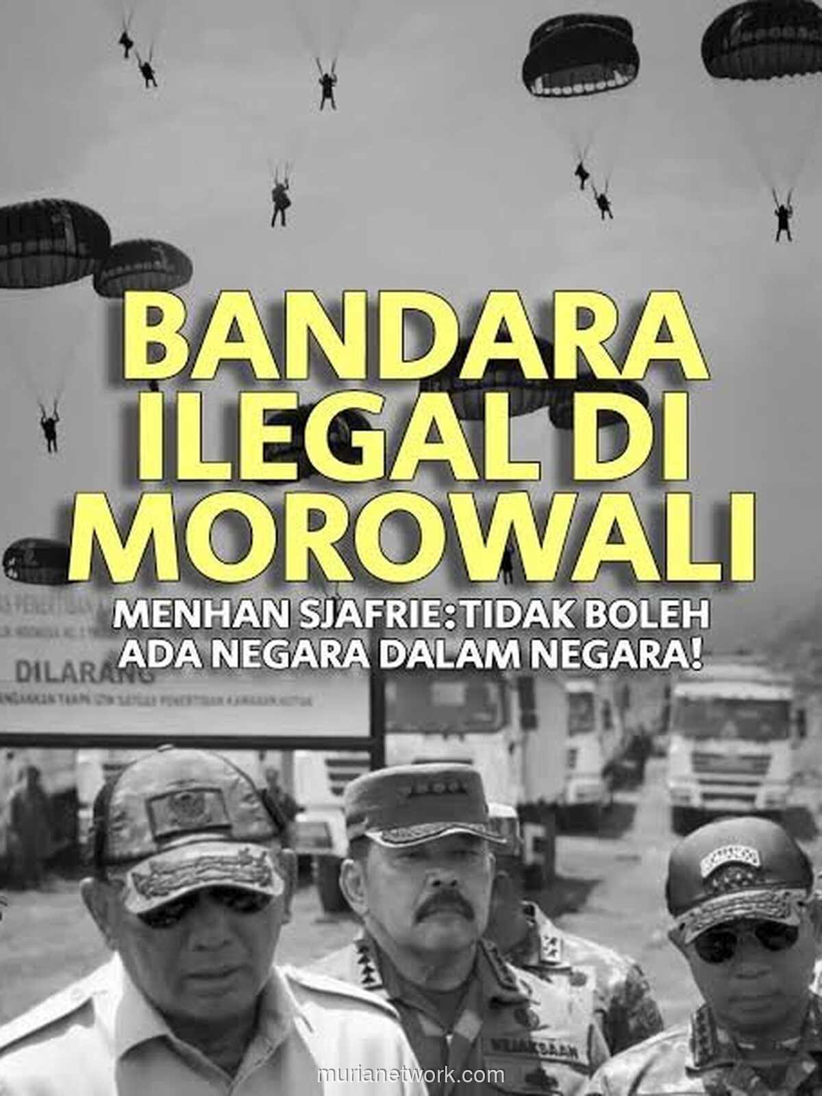 Bandara Tanpa Izin di Morowali Buka Suara, TNI Dikerahkan ke Kawasan Tambang