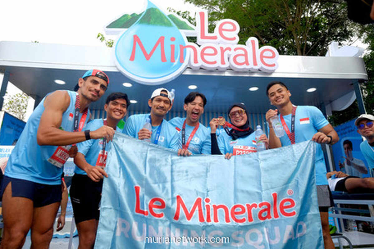 Le Minerale Jadi Andalan di Ajang Borobudur Marathon Berkelas Dunia