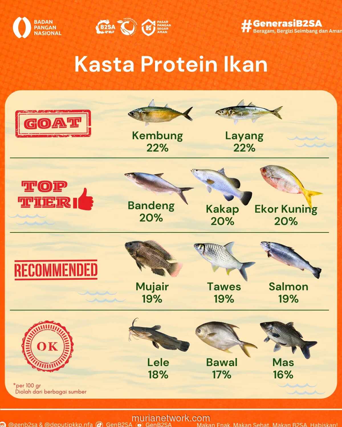 Ikan Kembung dan Layang Kandaskan Salmon dalam Perang Protein
