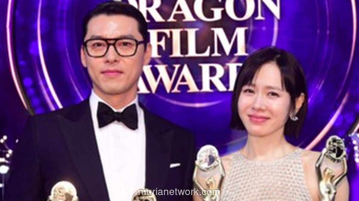 Hyun Bin dan Son Ye Jin Sabet Gelar Aktor-Aktris Terbaik, Podium Jadi Saksi Ungkapan Hati