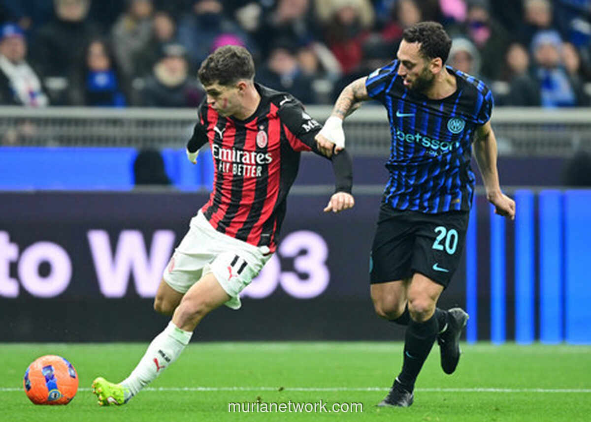 Pulisic Pecah Kebuntuan, AC Milan Sikat Inter di Derby San Siro