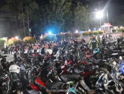 Razia Malam Sintang Amankan 55 Motor, Knalpot Brong dan Balap Liar Jadi Sasaran