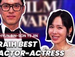 Pasangan Hyun Bin dan Son Ye-Jin Curi Perhatian di Blue Dragon Awards