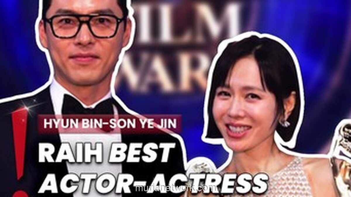 Pasangan Hyun Bin dan Son Ye-Jin Curi Perhatian di Blue Dragon Awards