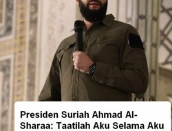 Presiden Suriah Pimpin Subuh di Masjid Umayyah, Serukan Ketaatan yang Bersyarat