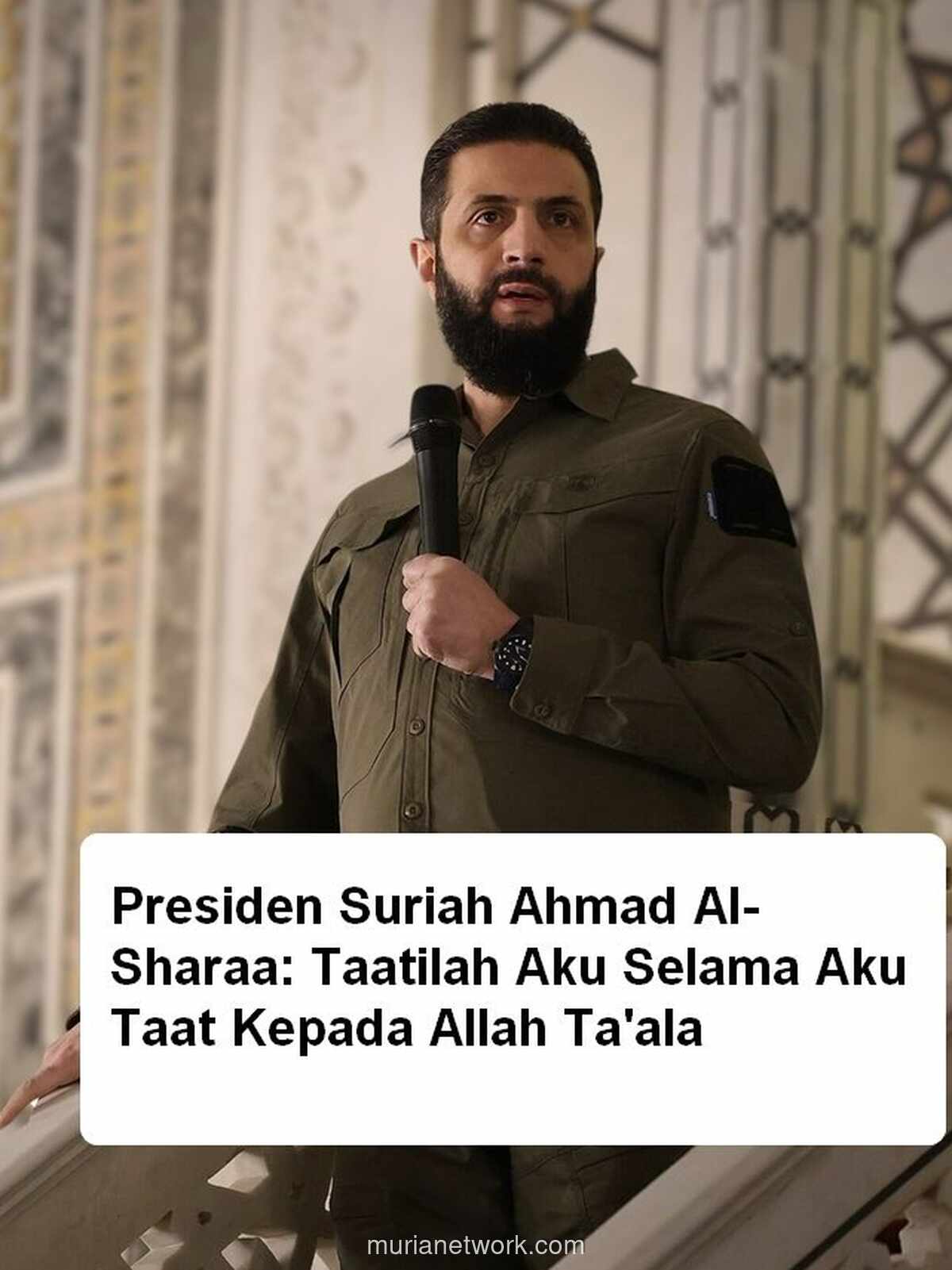 Presiden Suriah Pimpin Subuh di Masjid Umayyah, Serukan Ketaatan yang Bersyarat