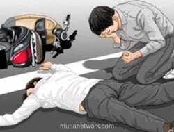 Kendaraan Lawan Arah Picu Motor Terjatuh di Cibinong, Dua Orang Terluka