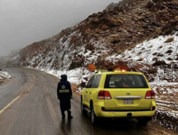 Arab Saudi Diserang Gelombang Dingin Ketiga, Suhu Bisa Tembus Minus 1 Derajat
