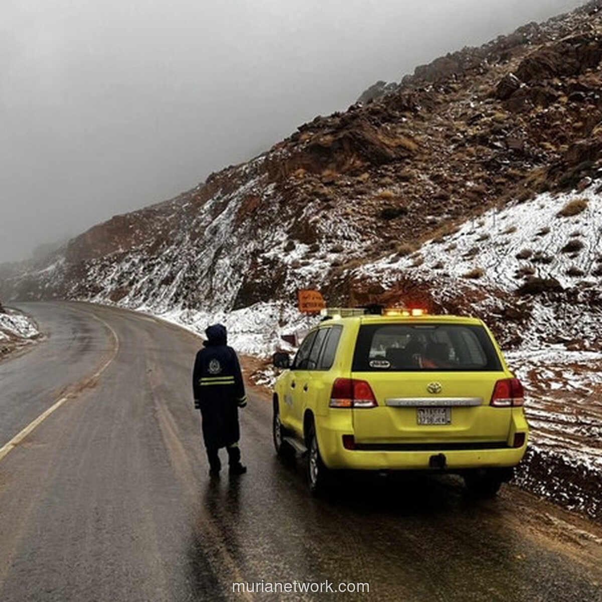Arab Saudi Diserang Gelombang Dingin Ketiga, Suhu Bisa Tembus Minus 1 Derajat