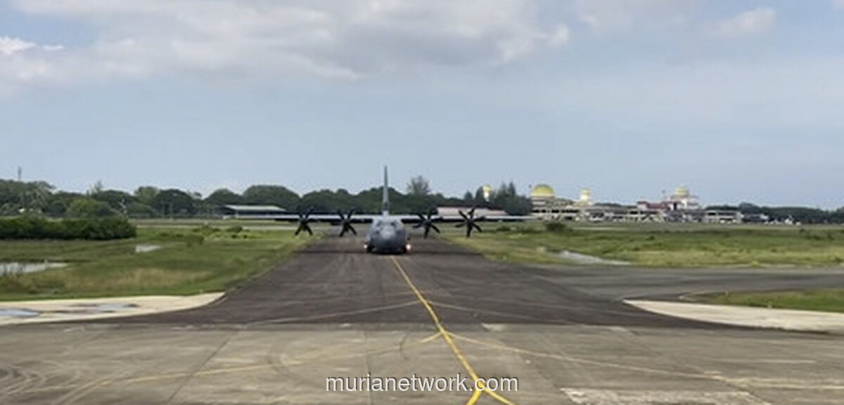 Gemuruh Pesawat Bantuan Prabowo Menembus Langit Aceh