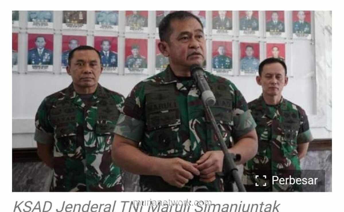 KSAD Maruli Minta Media Tak Langsung Ekspos Kekurangan Penanganan Bencana