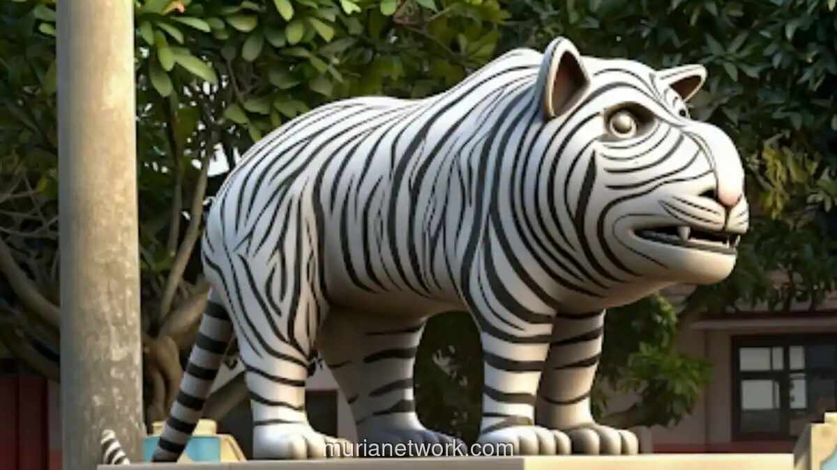 Patung Harimau Putih Kediri: Ketika Karya Aneh Justru Menciptakan Destinasi
