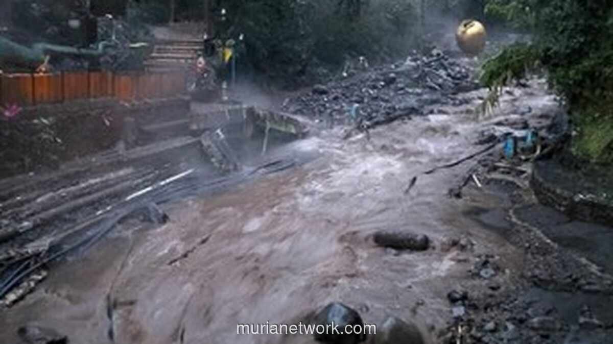 Kolam Air Panas Guci Lenyap Diterjang Banjir Bandang