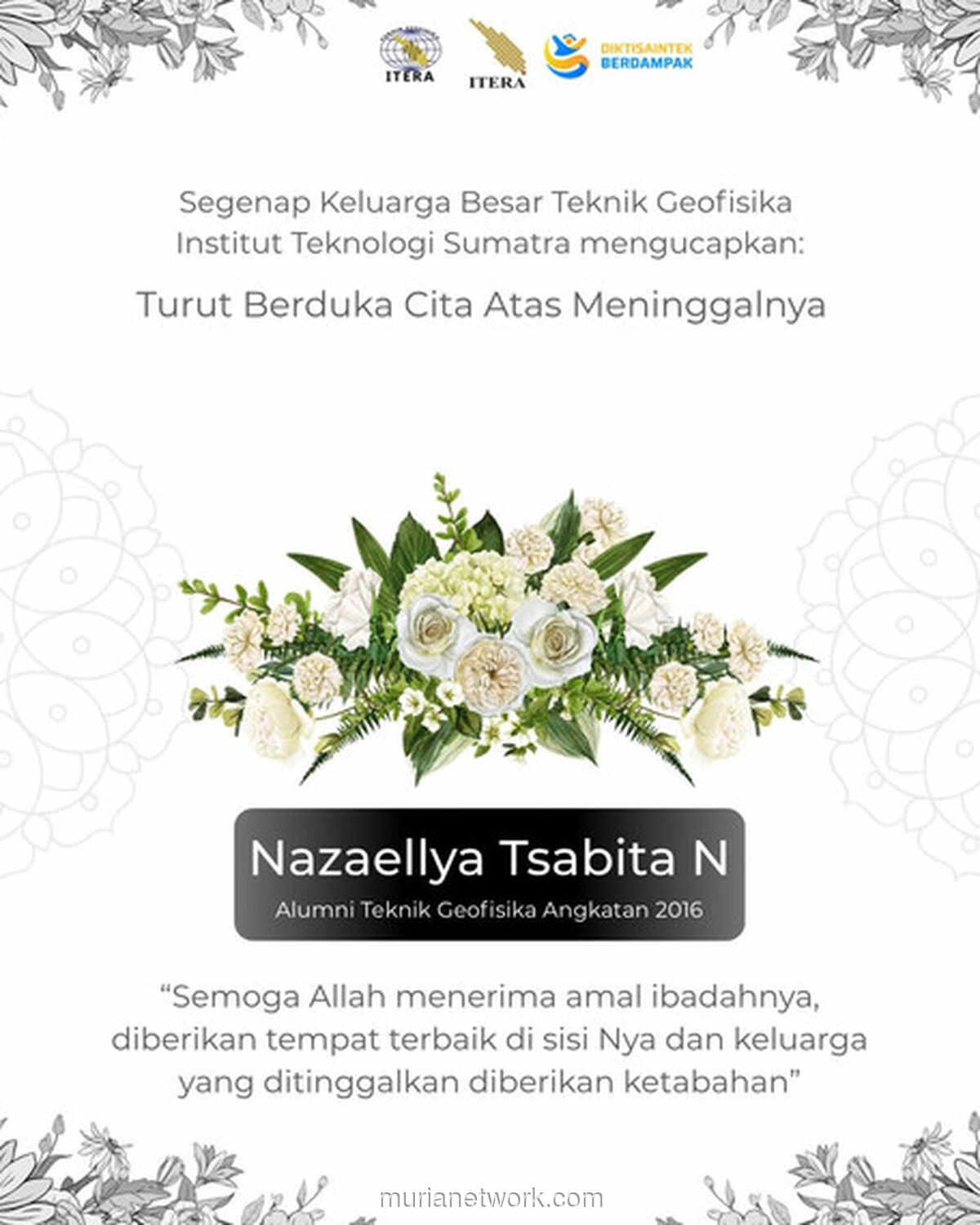 Kebakaran Jakarta Renggut Nyawa Alumni Terbaik Teknik Geofisika Itera