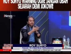 Roy Suryo Desak UGM: Jaga Sejarah Kampus, Jangan Dikorbankan untuk Siapapun!