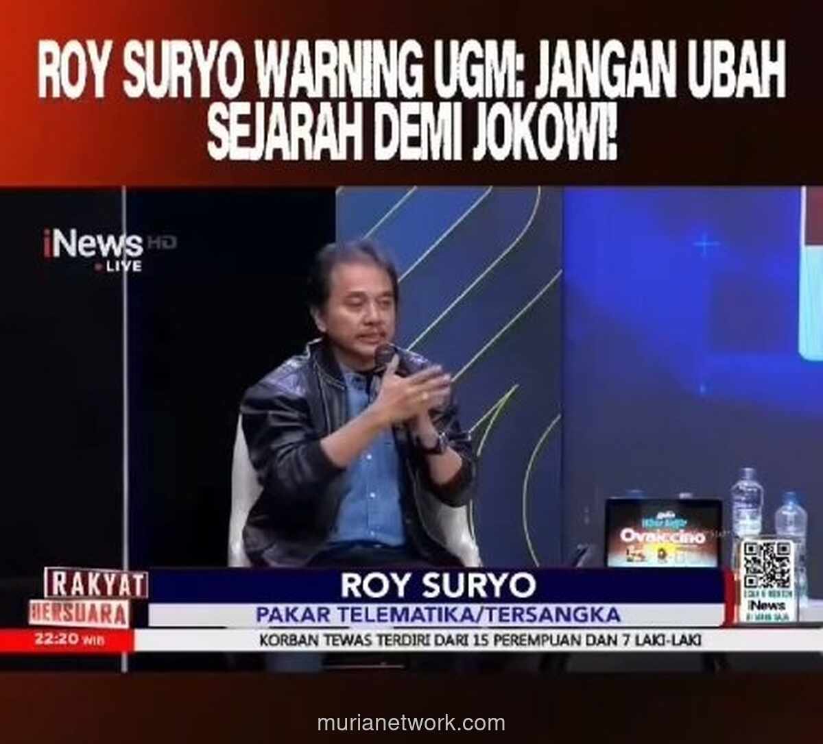 Roy Suryo Desak UGM: Jaga Sejarah Kampus, Jangan Dikorbankan untuk Siapapun!