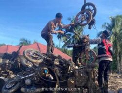 Bangkai Motor Berjejer di Palembayan, Bukti Amukan Banjir Bandang