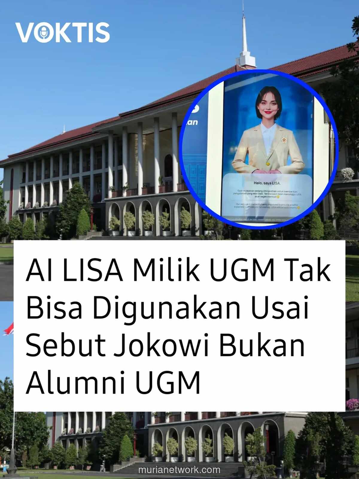 LISA UGM Istirahat Usai Jawab Soal Jokowi