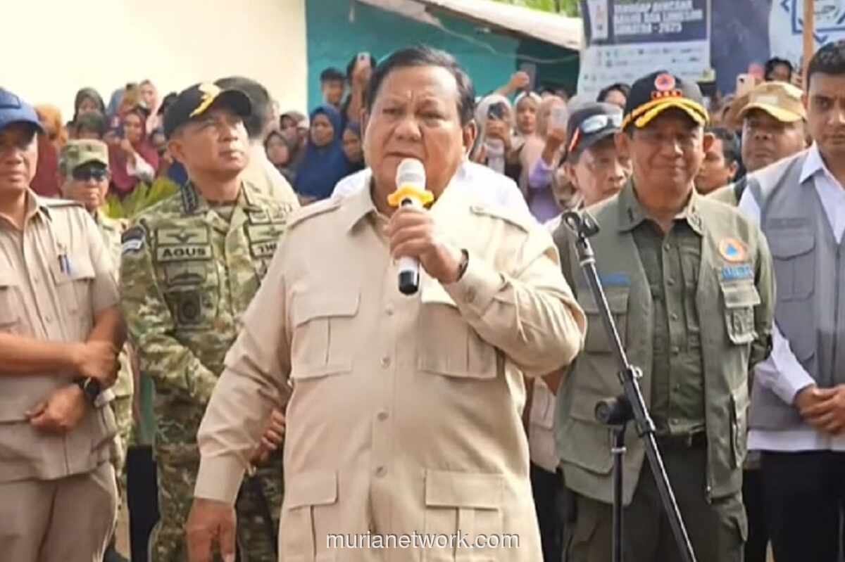 Presiden Prabowo Perintahkan Kerja Tanpa Henti, 12 Wilayah Sumatra Mulai Transisi Pemulihan