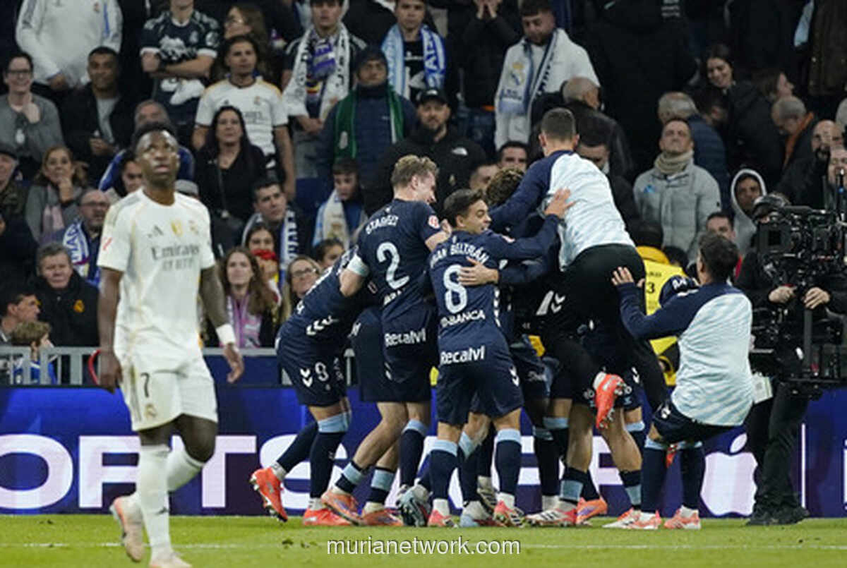 Bernabeu Terdiam, Madrid Tumbang di Tangan Celta
