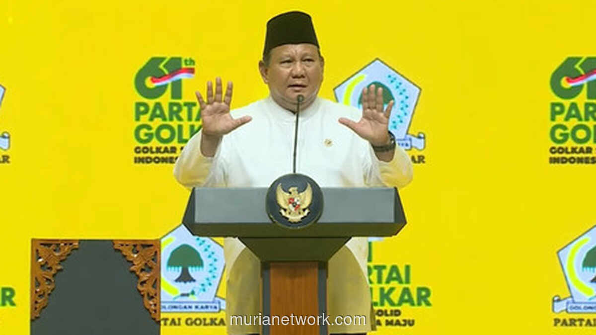 Prabowo Sindir Pengkritik: Rambo di Podium Tegas Soal Penegakan Hukum