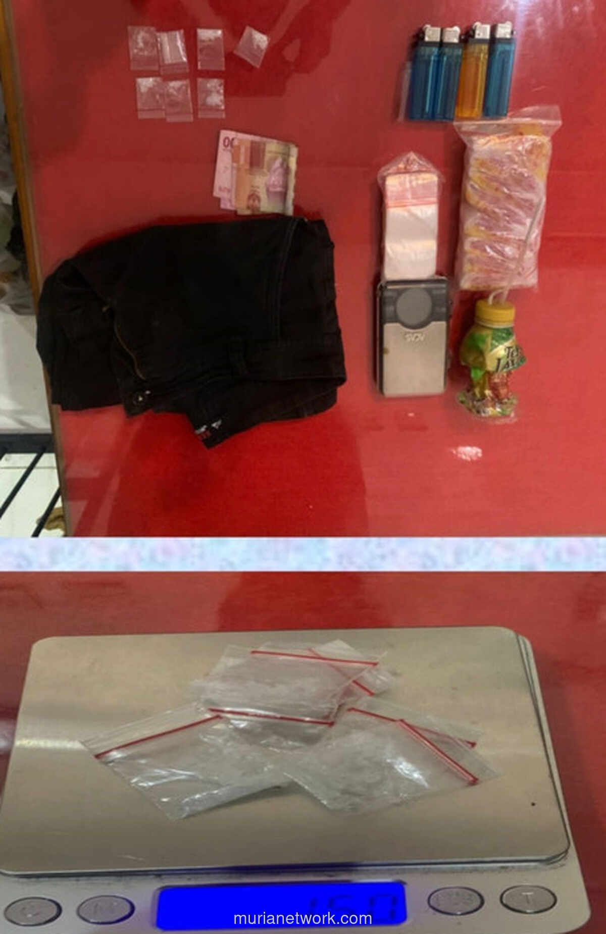 Polisi Ringkus Dua Pengedar Sabu di Pelosok Ketapang, Sita Puluhan Gram Barang Bukti