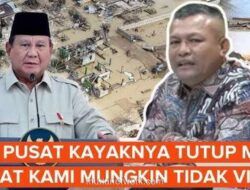 Bupati Aceh Utara: Presiden Tak Tahu Ada Banjir di Sini?