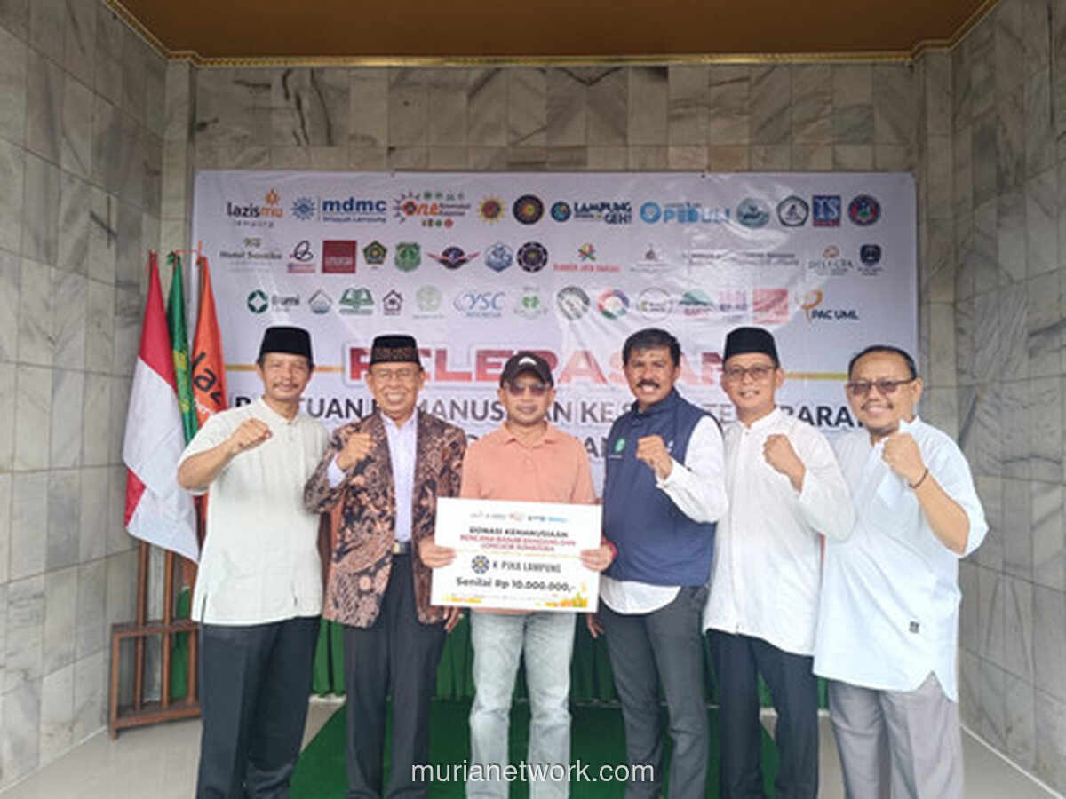 Solidaritas Perantau Lampung: Rp10 Juta untuk Korban Bencana Aceh hingga Sumbar