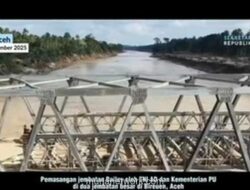 Jembatan Bailey Dikerjakan 24 Jam untuk Pulihkan Jalur Darurat Medan-Banda Aceh
