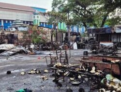 Polisi Tangkap Pelaku Pembakaran Kios di Depan TMP Kalibata