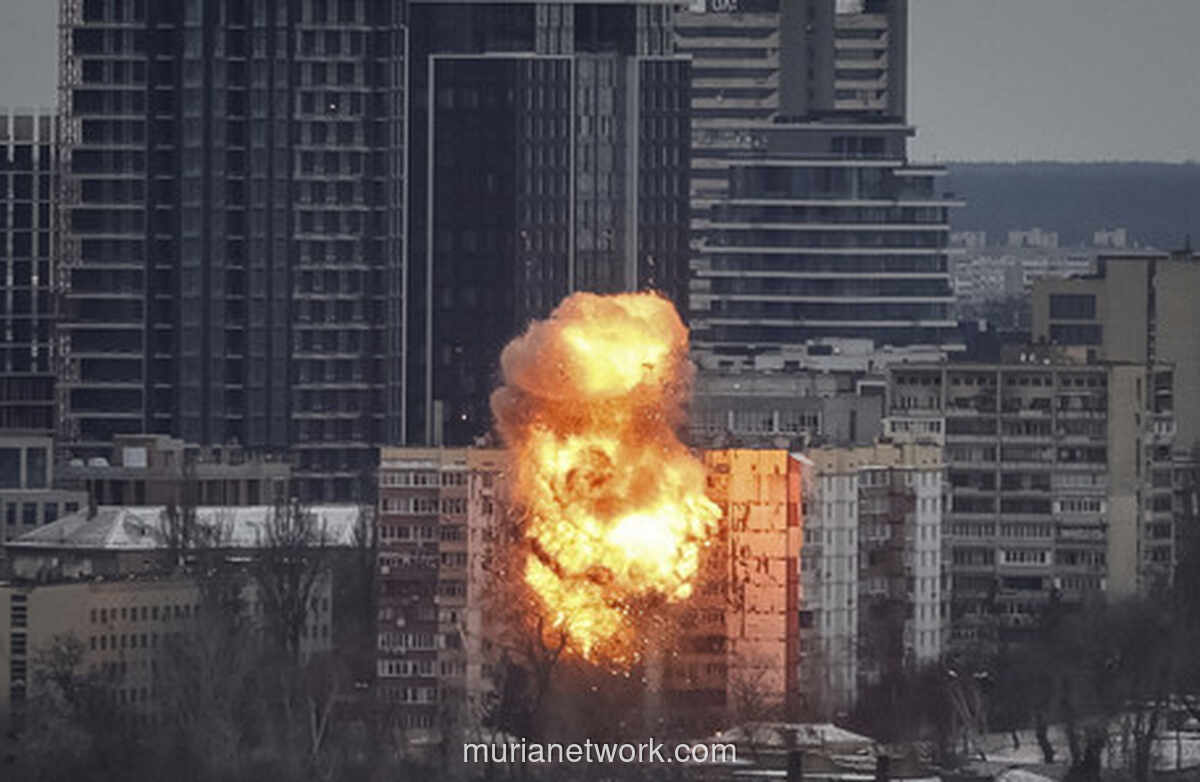 Kembali Gelap, Kiev Berduka Usai Serangan Rudal Rusia