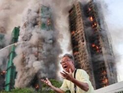 Korban Tewas Kebakaran Hong Kong Melonjak, 146 Jiwa Melayang