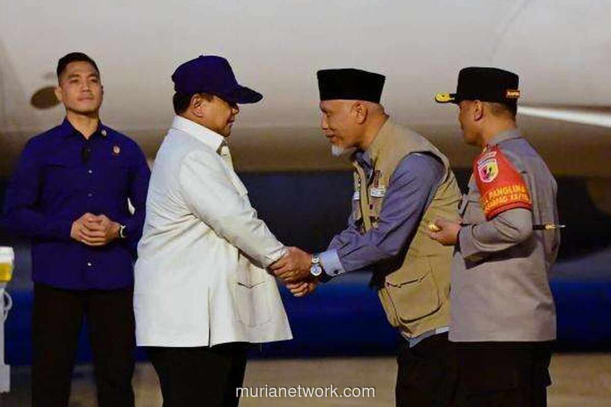 Prabowo Turun Langsung ke Sumbar Tinjau Dampak Bencana