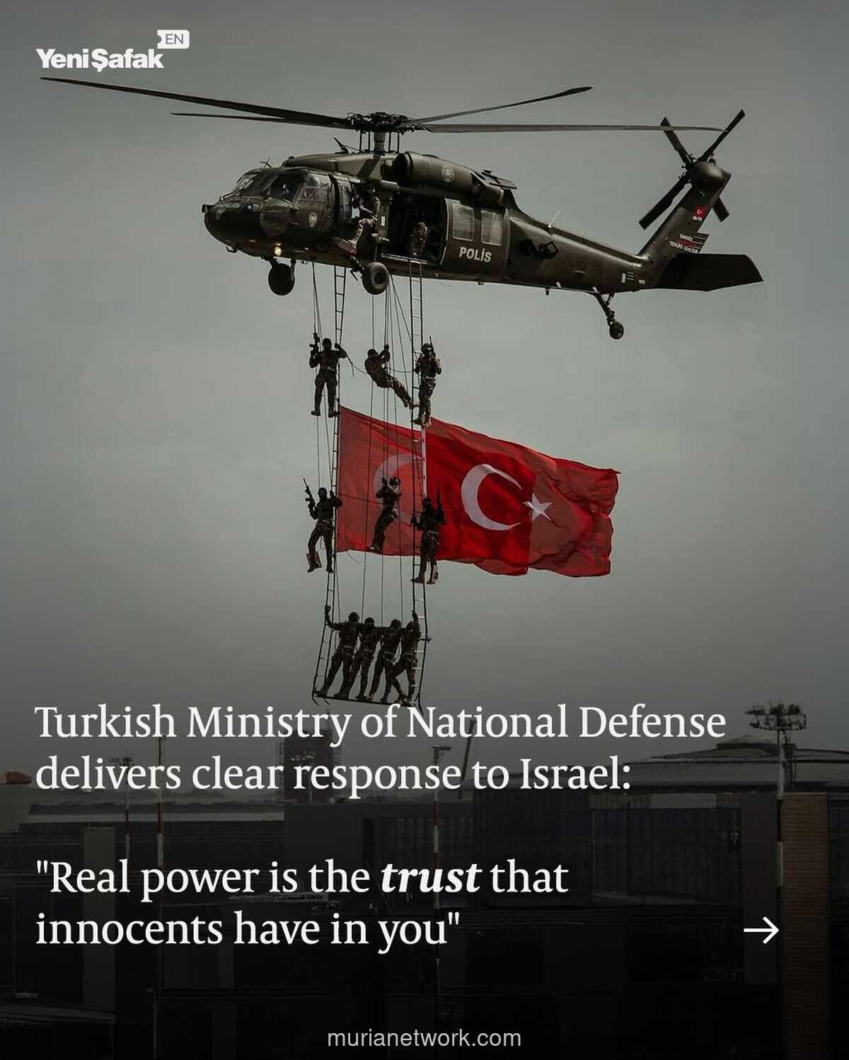 Foto Tarik Tambang Turki yang Jadi Jawaban untuk Tank Israel