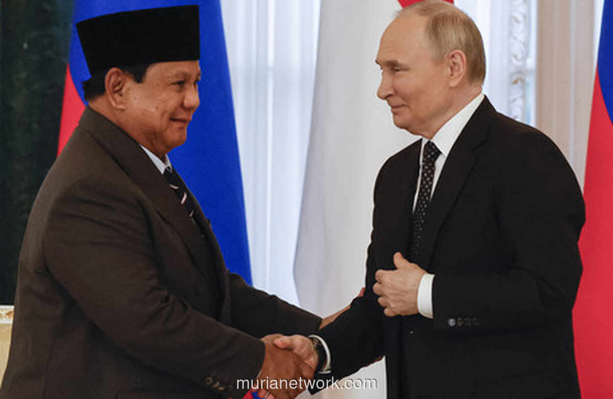 Prabowo Godain Putin: Jangan Cuma ke India, Datang Juga ke Indonesia