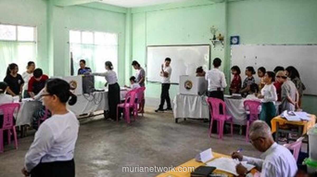 Pemilu Myanmar Sepi Generasi Muda, Hanya Wajah Tua yang Tampak di TPS