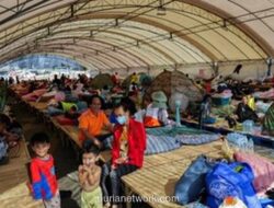 Gelombang Pengungsi Thailand-Kamboja Tembus Setengah Juta Jiwa