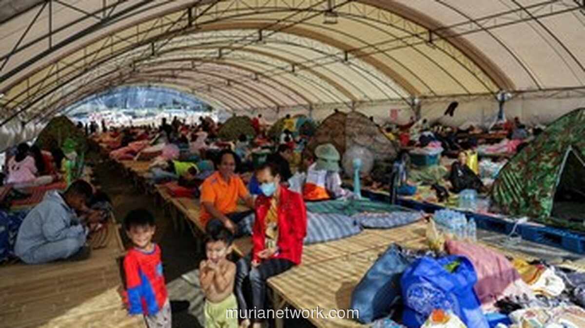 Gelombang Pengungsi Thailand-Kamboja Tembus Setengah Juta Jiwa