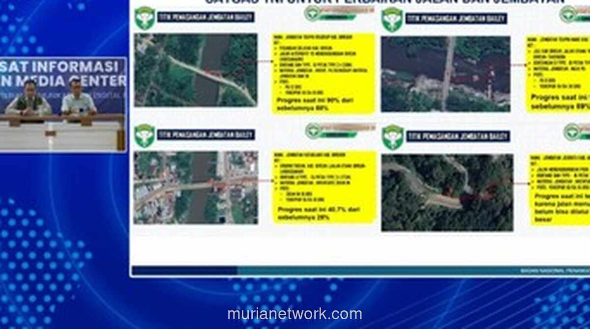 Jembatan-Jembatan Vital di Sumatera Mulai Pulih, Akses Logistik Digenjot