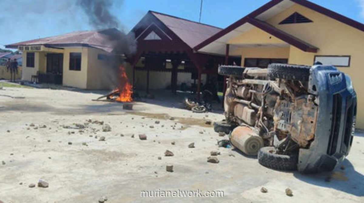 Kabur dari Tahanan, Hoaks Picu Amuk Massa Bakar Polsek di Mandailing Natal