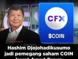 Hashim Djojohadikusumo Masuk Kripto, Saham COIN Melonjak 35 Kali Lipat