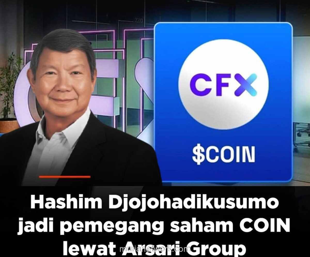 Hashim Djojohadikusumo Masuk Kripto, Saham COIN Melonjak 35 Kali Lipat